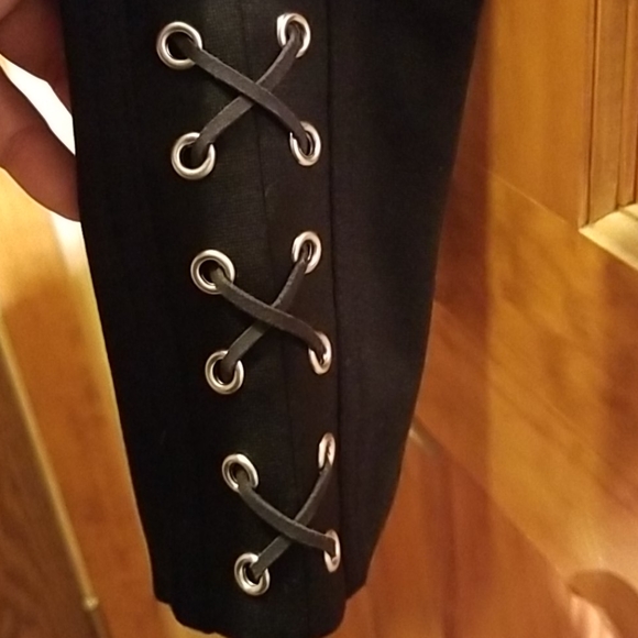 INC Black Skinny Leg Tights - Picture 7 of 11